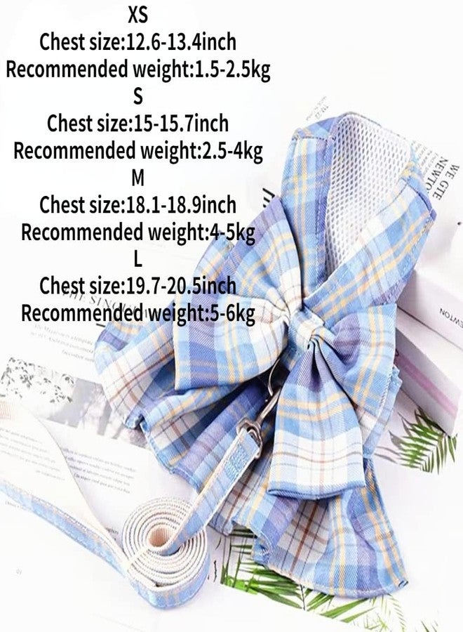 Barn Eleven Rabbit Harness and Leash for Walking Escape Proof - Cute Skirt Mesh Breathable Bunny Vest Harness Outdoor Camping Hiking Training - Also Suit for Ferret Kittn Puppy Small Animals (X-Small,Purple) - Image 2